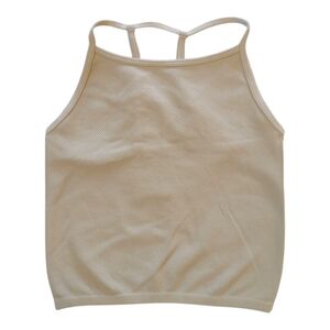 Mono B Ribbed Crop Cami Top S/M/L